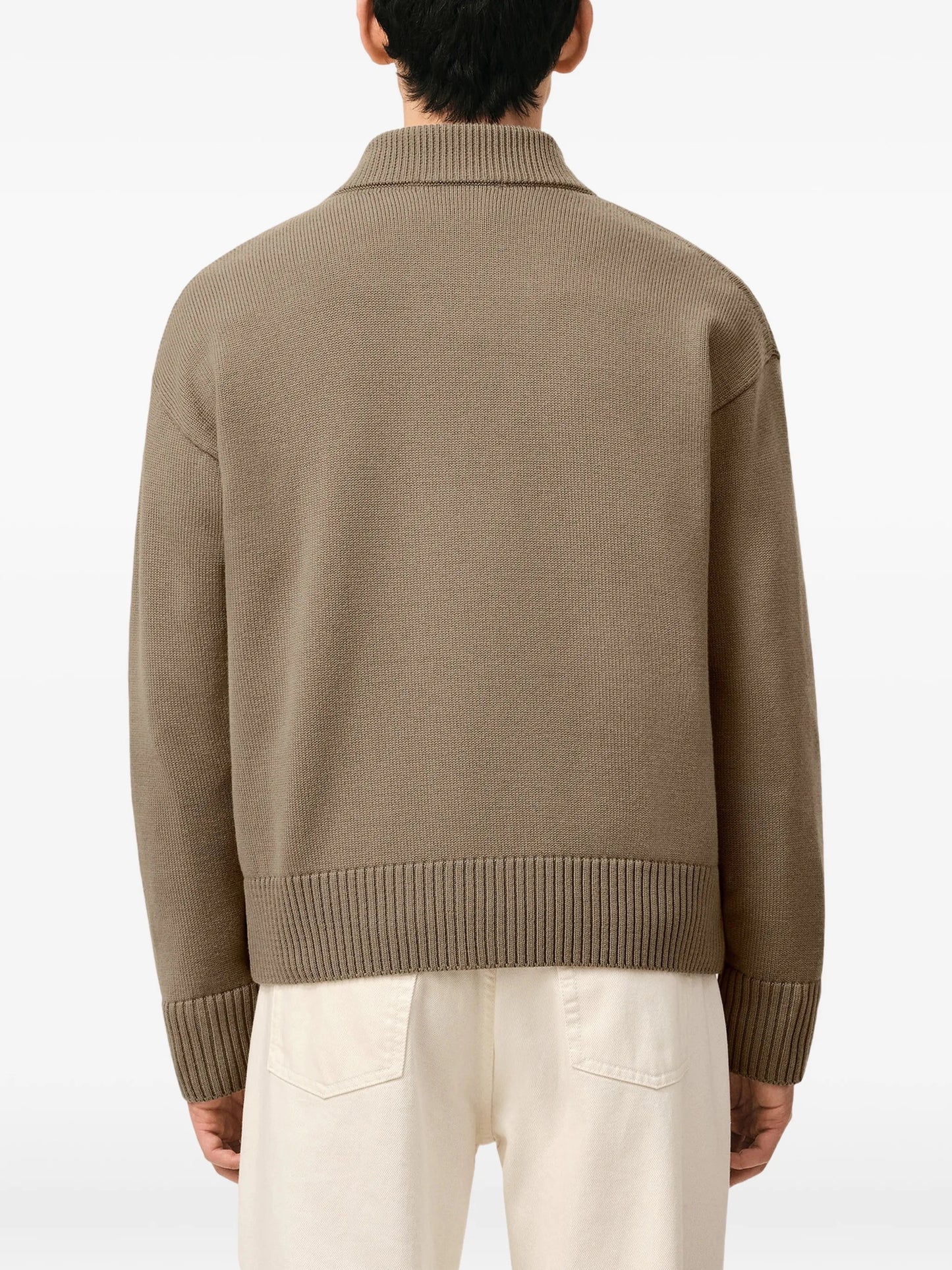 Ami Cardigan With Contrasted ADC