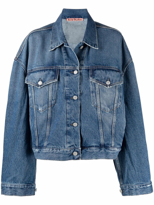 Denim Jacket Relaxed Cropped Fit