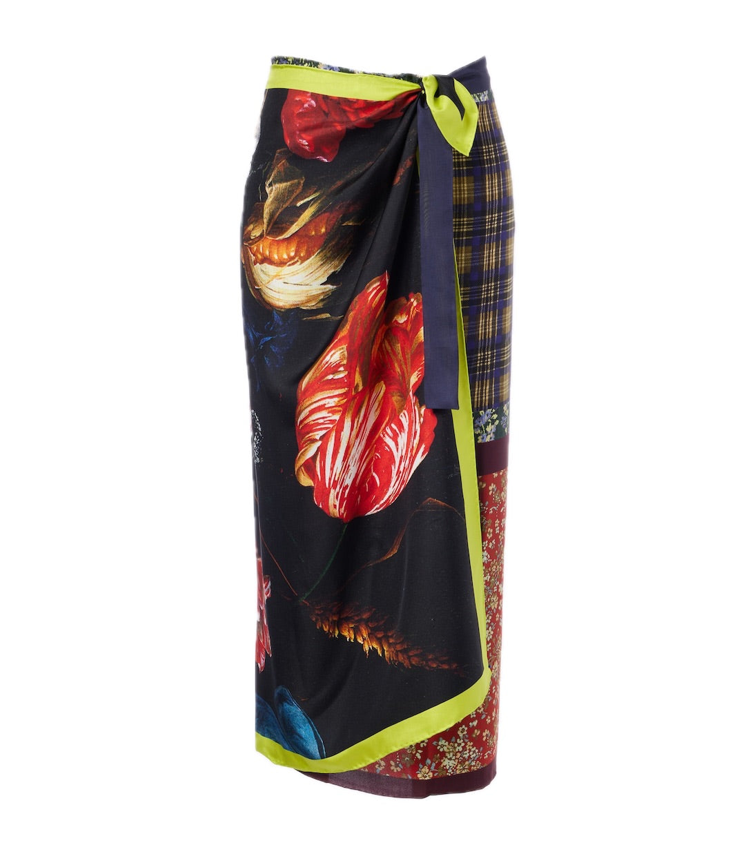 Dries Van Noten Scarfy Long Skirt