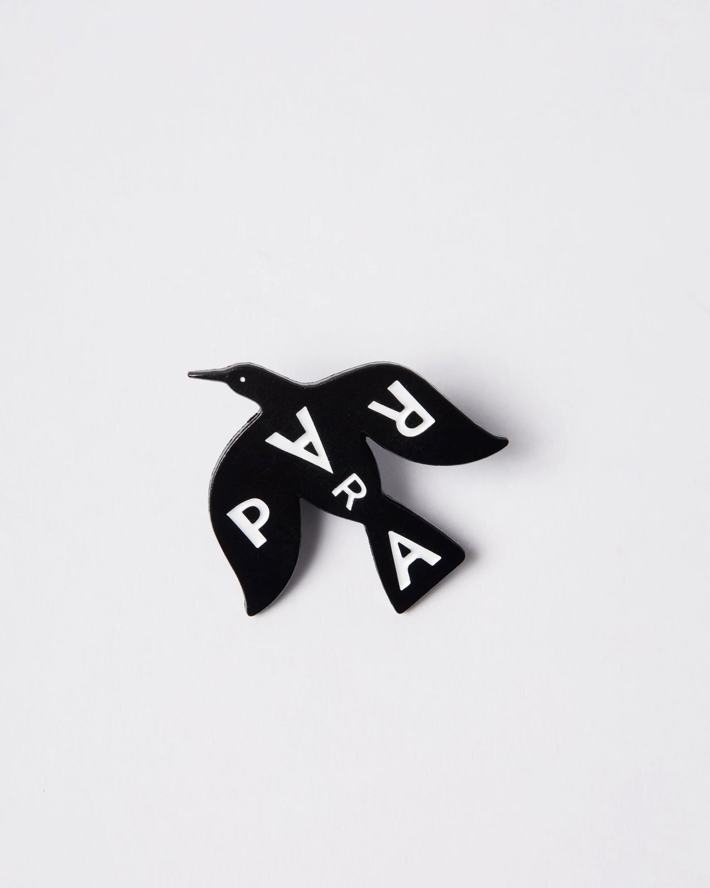 Crow enamel pin