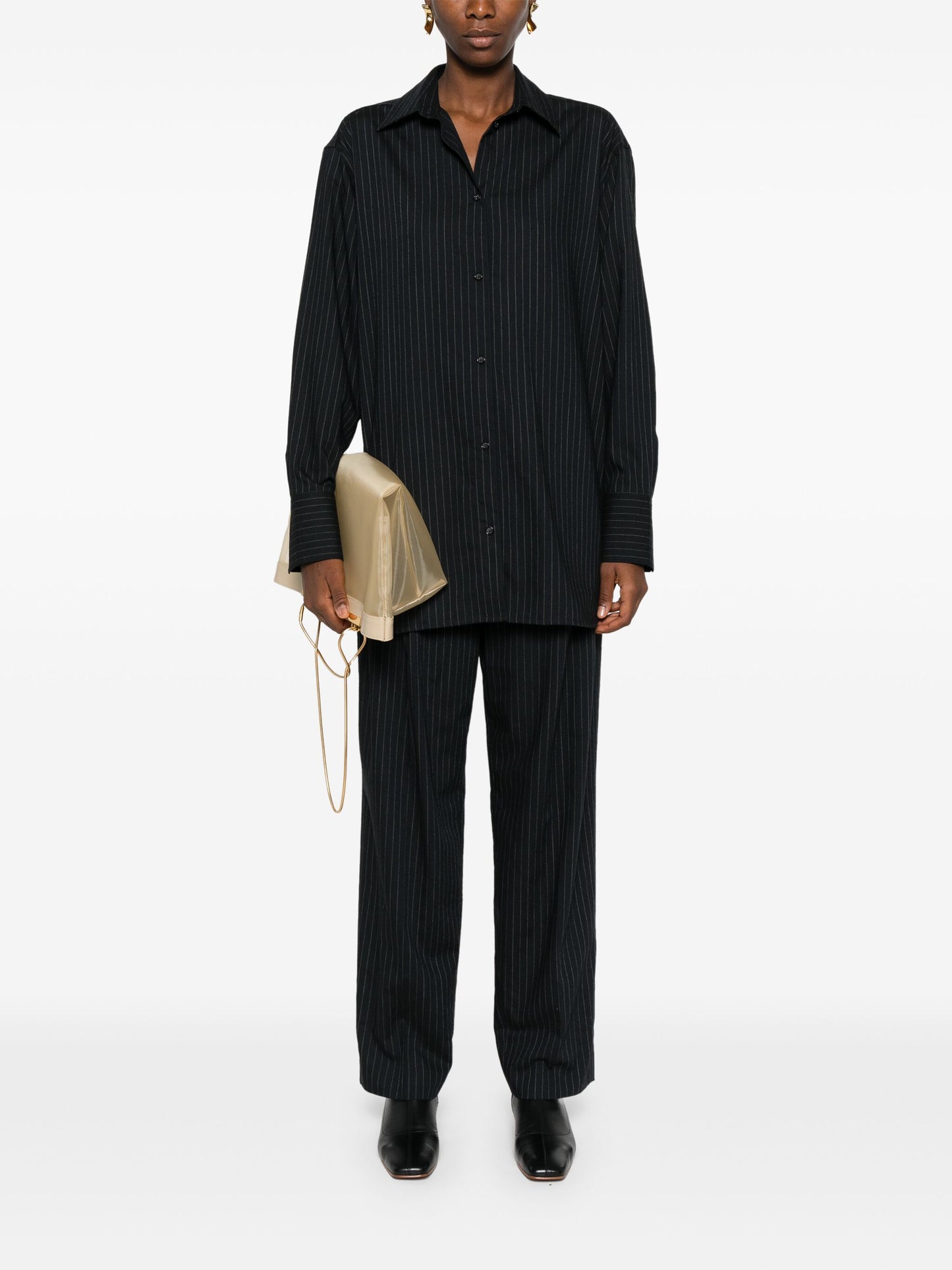 Tailored Pinstriped Trousers