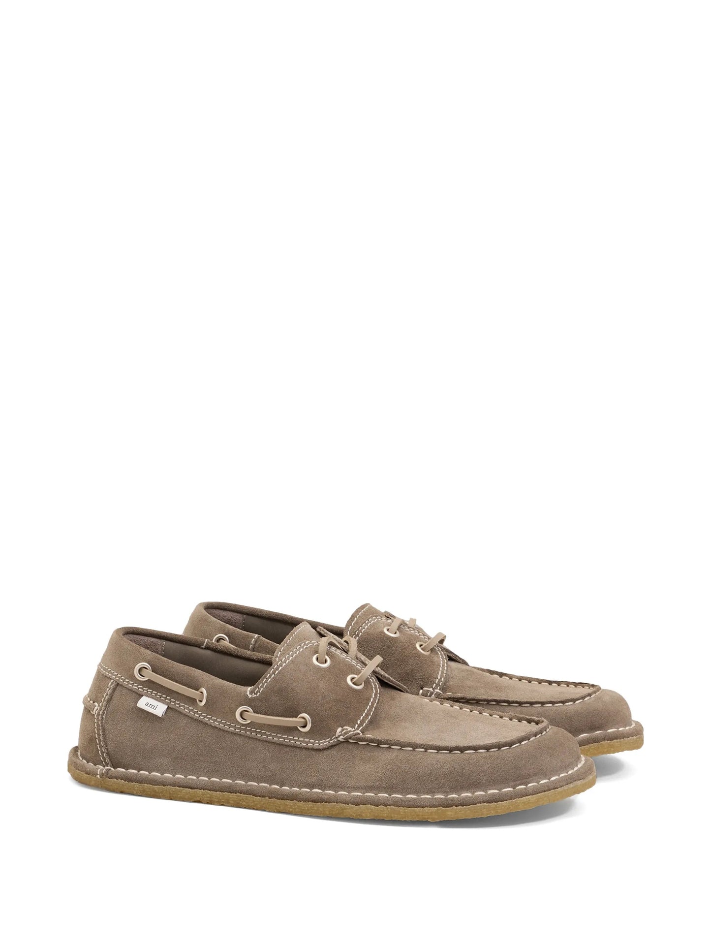 Ami Suede Boat Shoes
