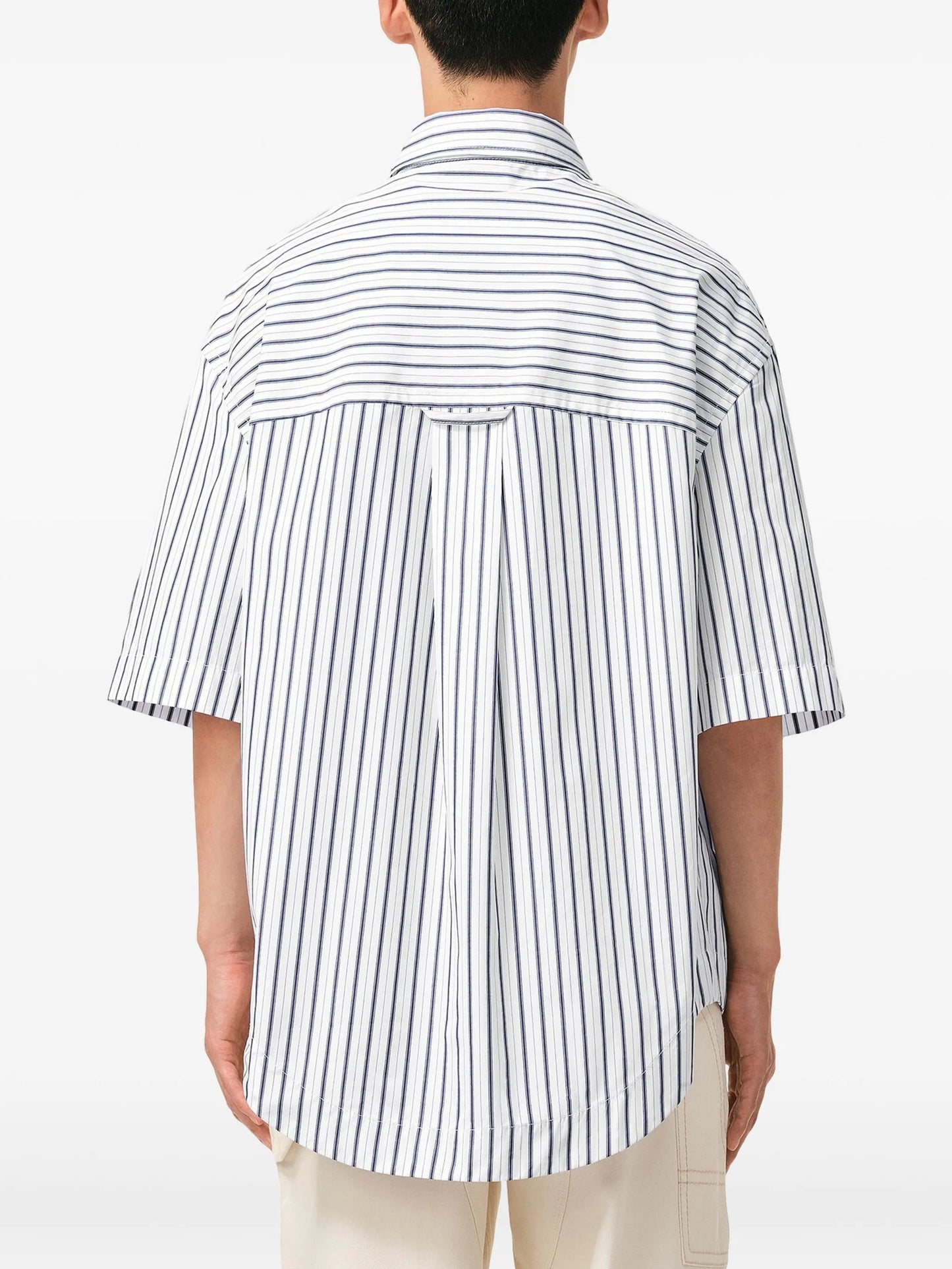Ami Ch Large Mc Embossed ADC Wide Shirt