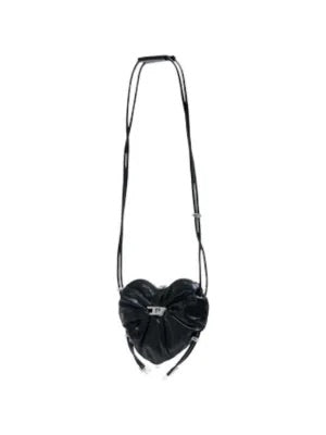 SCRUNCH-D HEART SHOULDER BAG