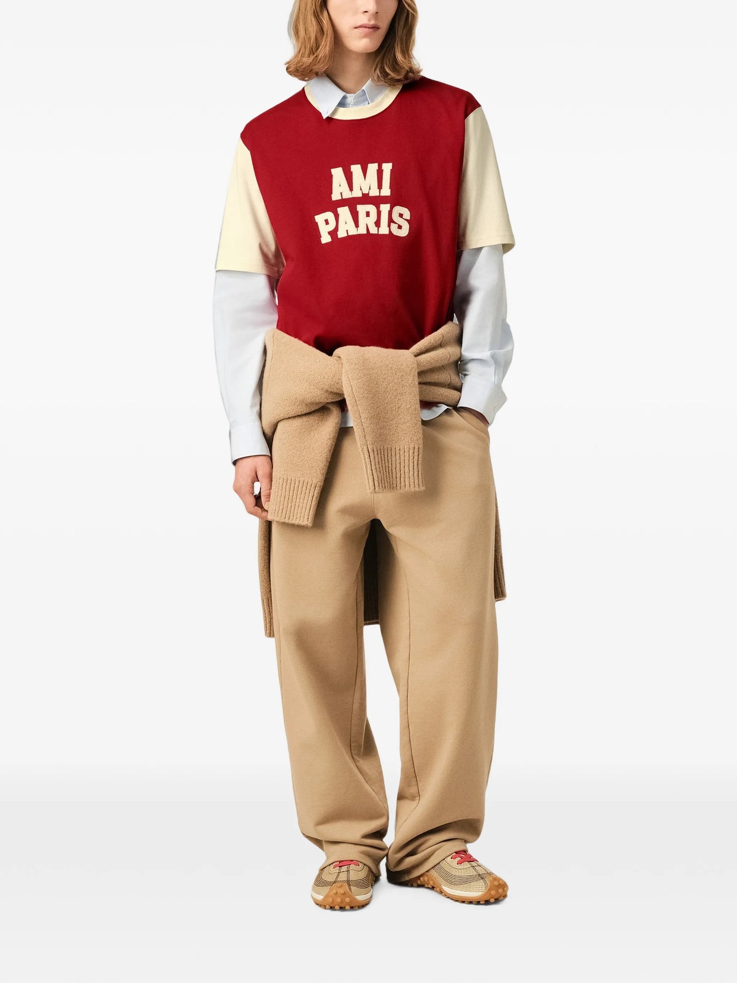 Ami T-Shirt Paris Felt