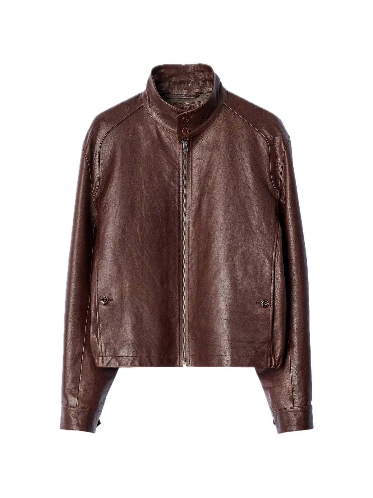 Lemaire Leather Harrington Blouse