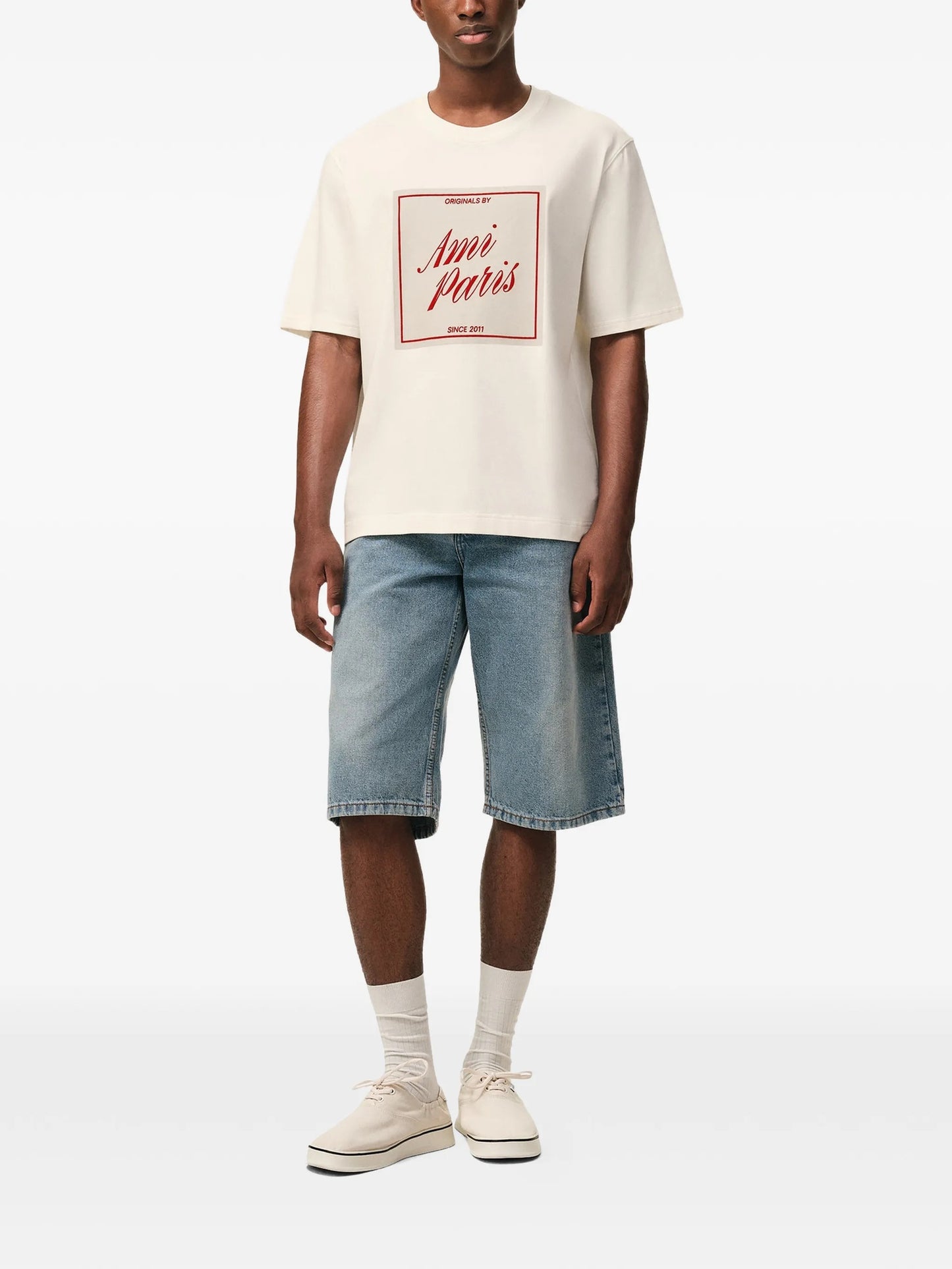 BOXY TEE HERITAGE PRINT TEESHIRT