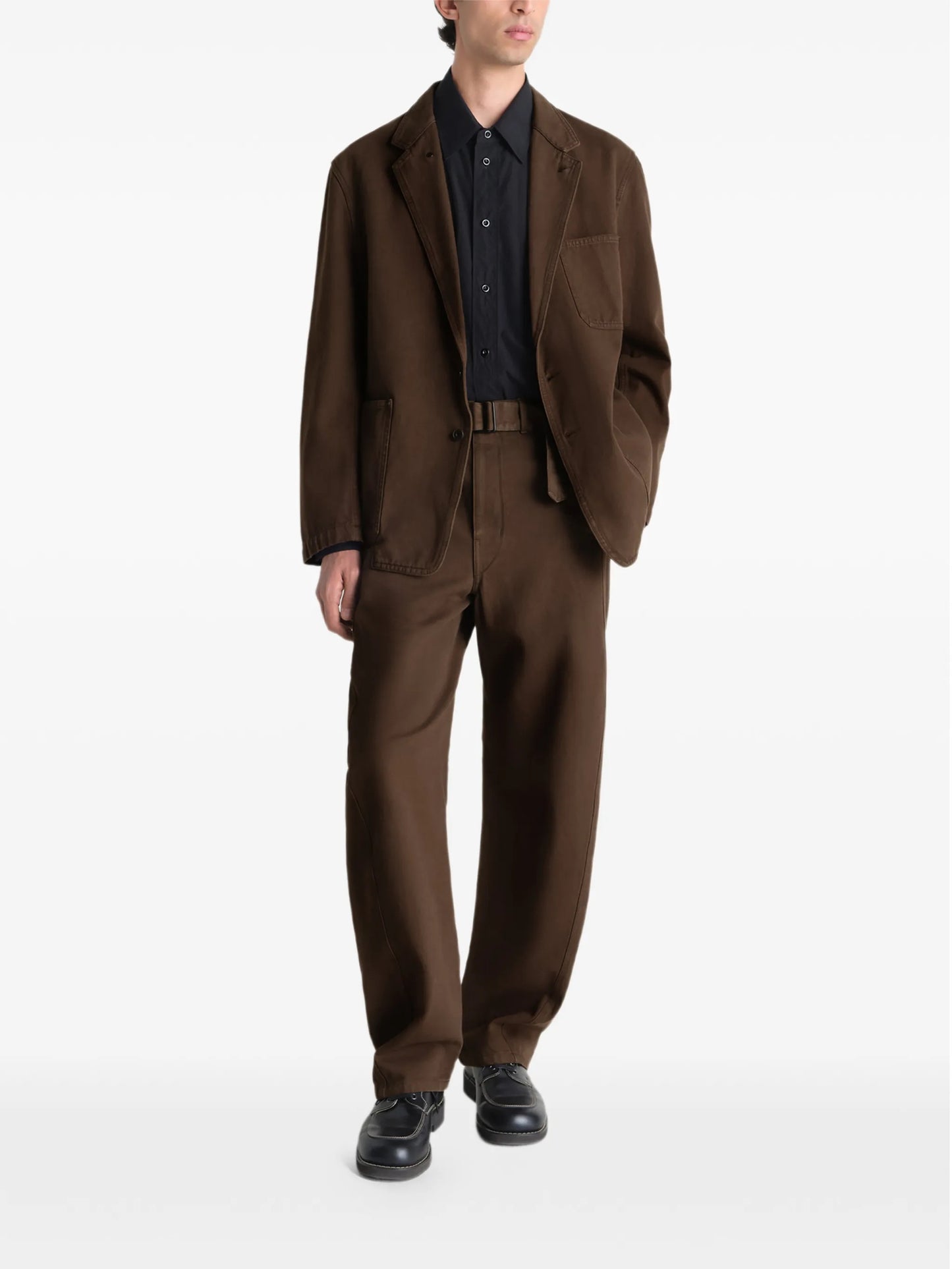 TWISTED BELTED PANTS