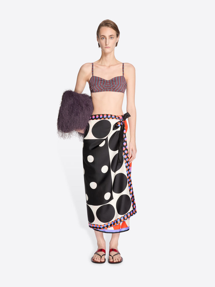 Dries Van Noten Scarfy Long Skirt