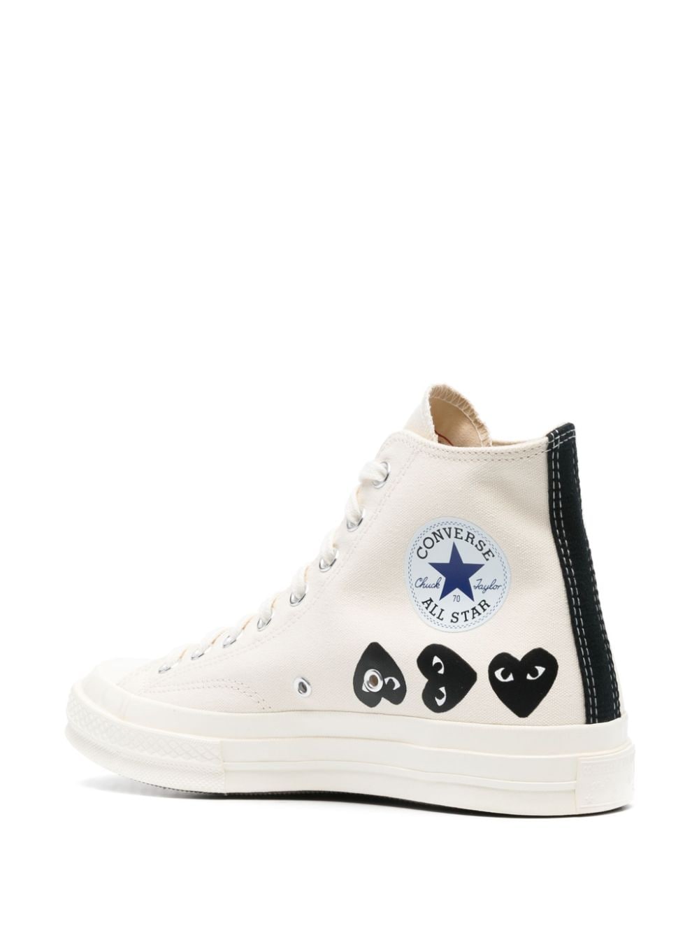 CDG Play x Converse Chuck Taylor 1970s Hi Top Multiheart