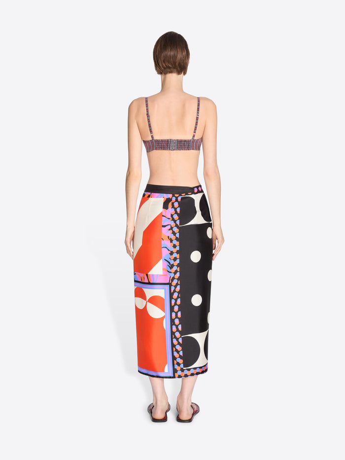 Dries Van Noten Scarfy Long Skirt