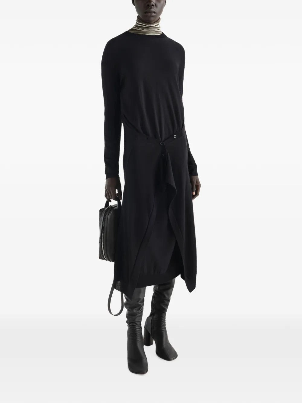 BUTTONED DRESS