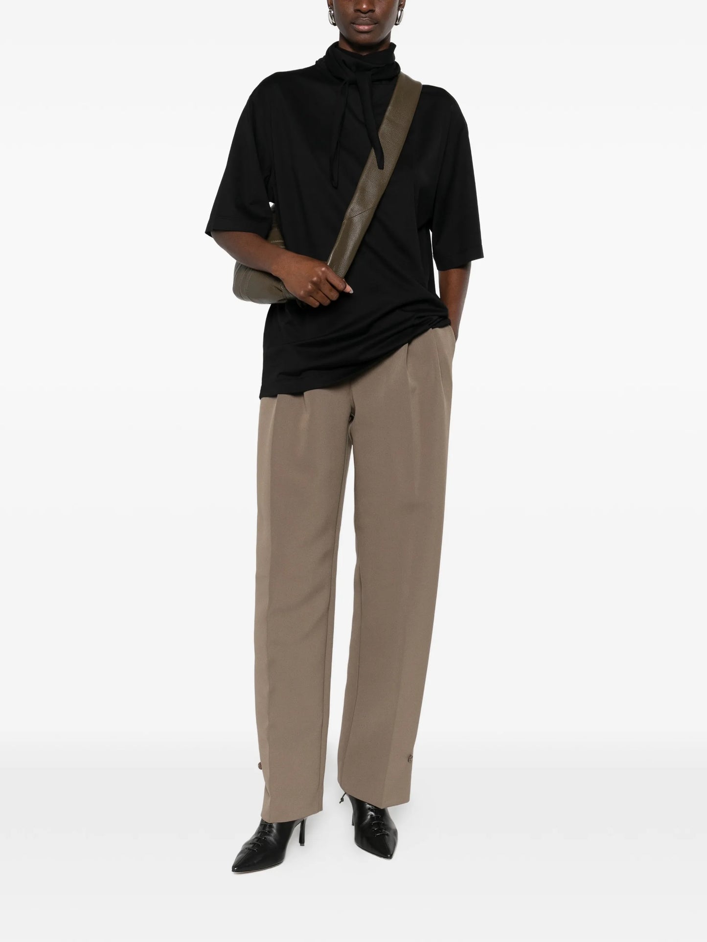 T-SHIRT WITH FOULARD