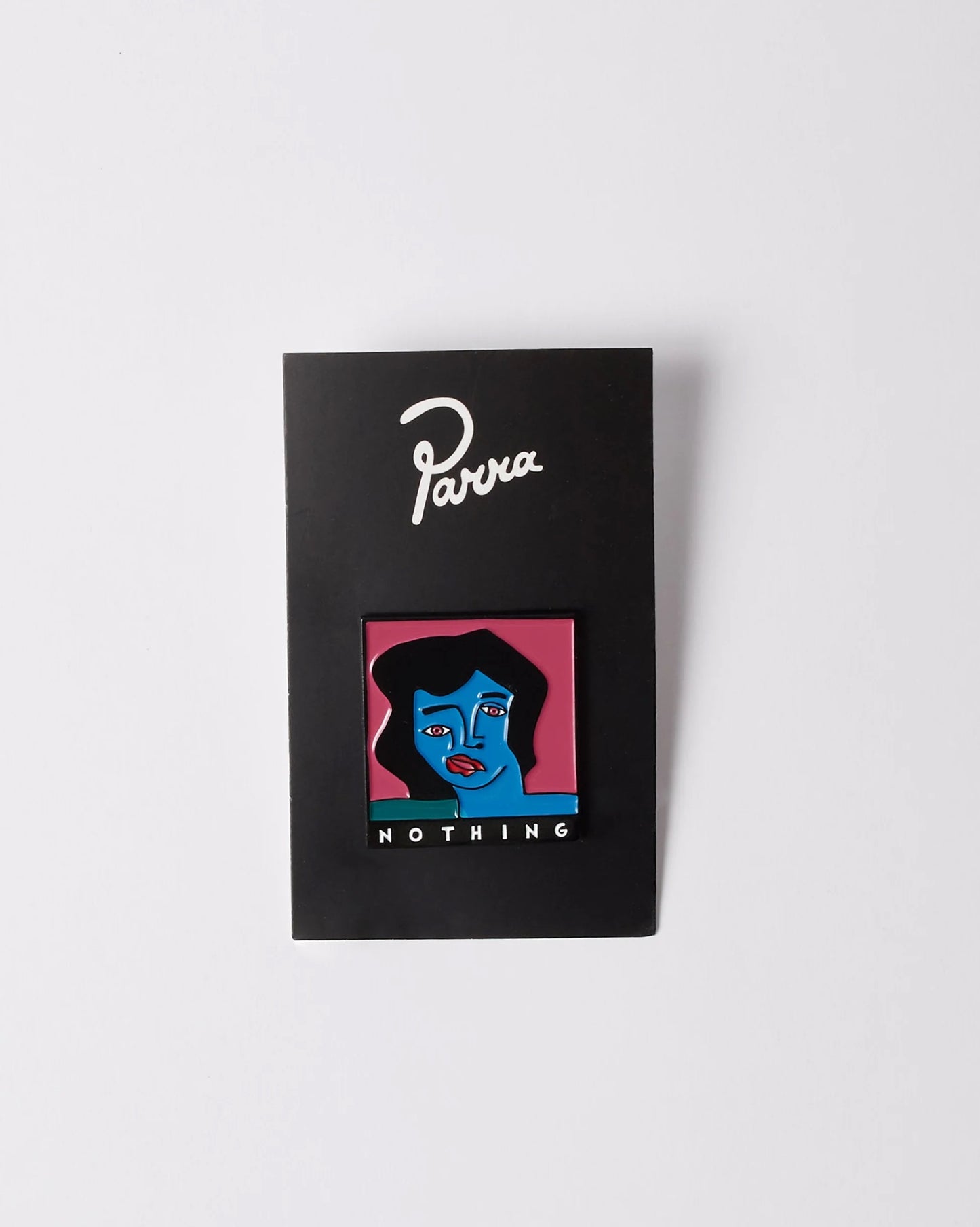Nothing face enamel pin