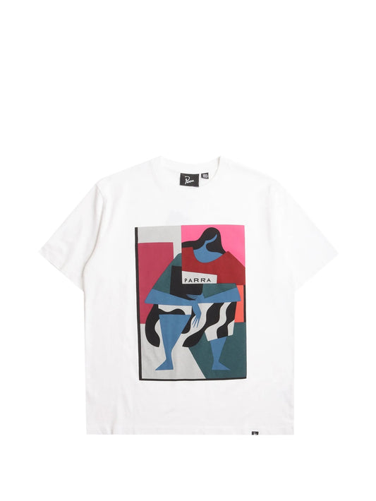 By Parra Reading The Square T-Shirt