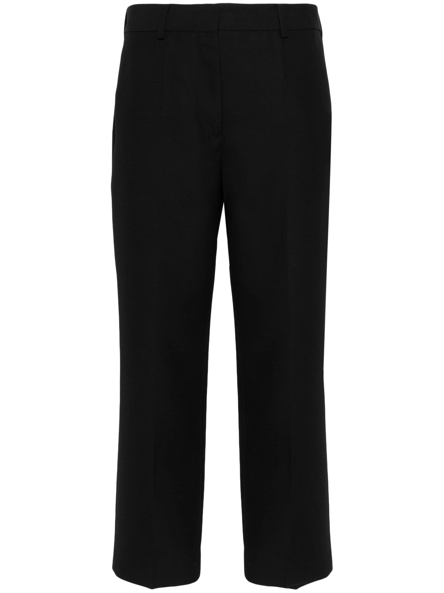 Straight Cropped Trousers