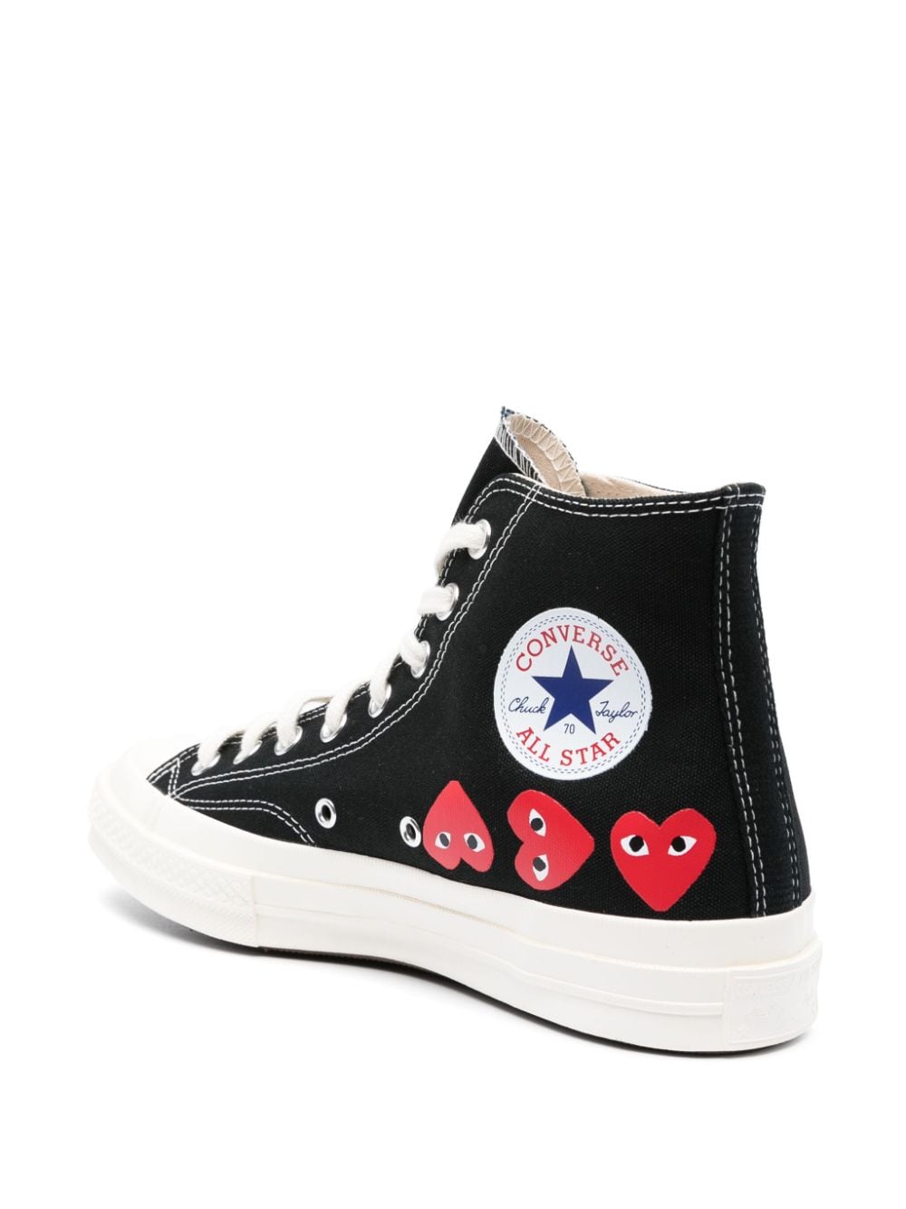 CDG Play x Converse Chuck Taylor 1970s Hi Top Multiheart