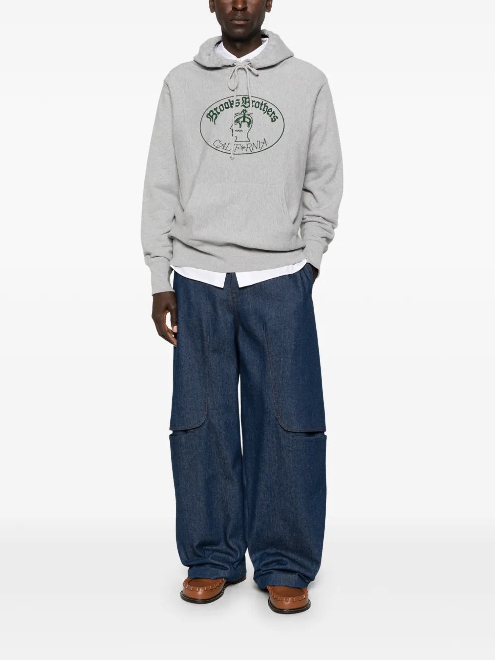 Brooks Brothers Logo Hoodie