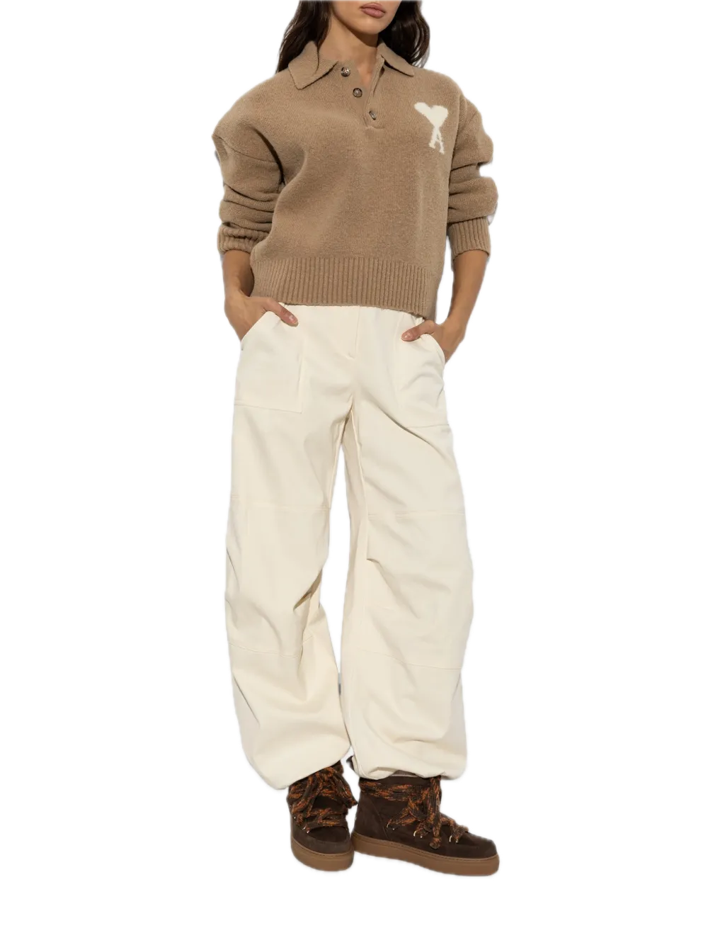 Ami Polo Sweater With Adc