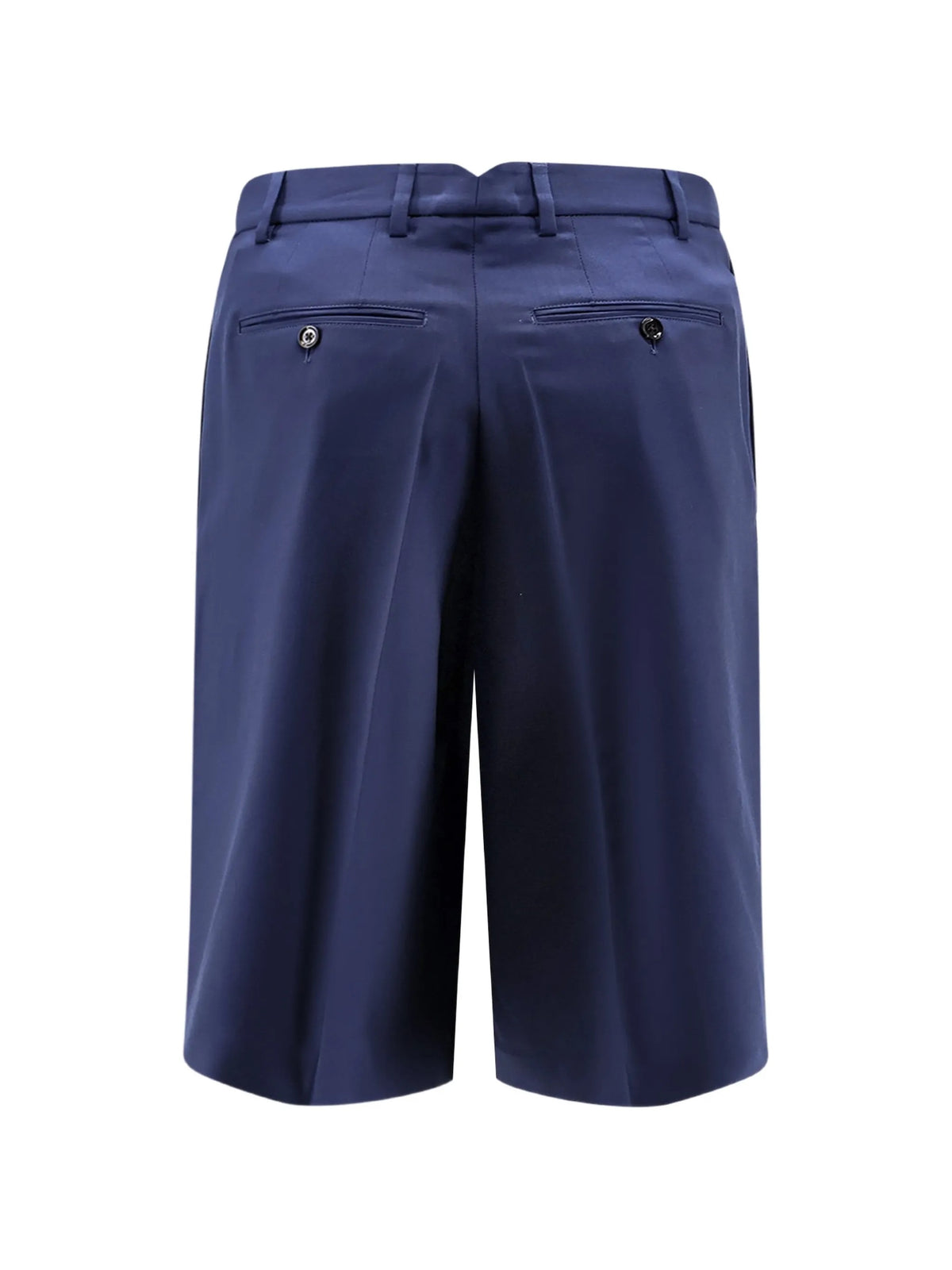LOW WAIST WIDE BERMUDA SHORTS