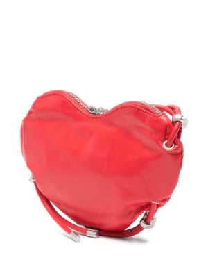 SCRUNCH-D HEART SHOULDER BAG