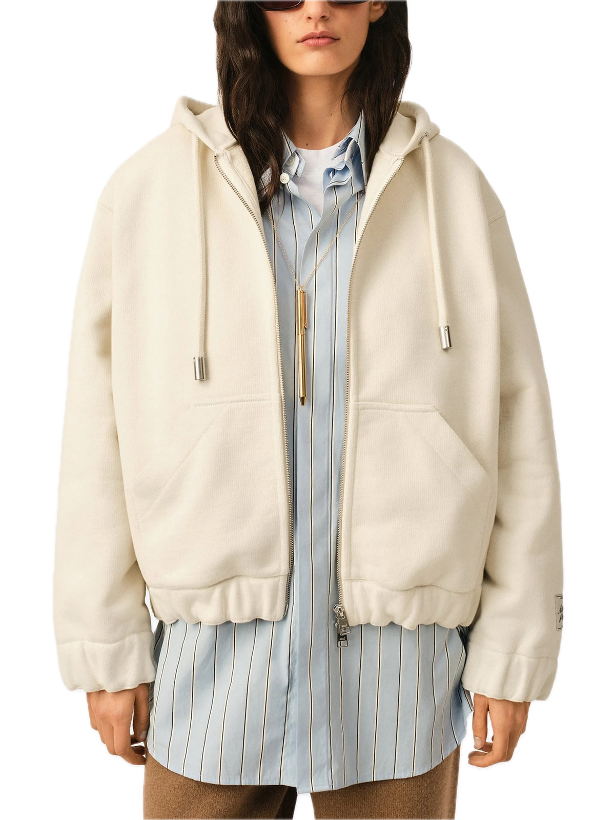 Ami Zipped Hoodie Ami De Couer