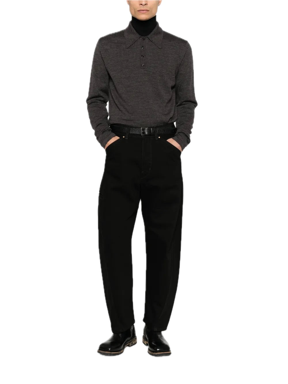 Lemaire Ls Knitted Polo