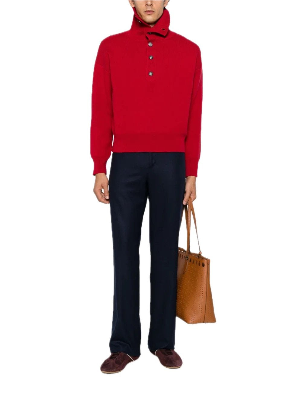 Ami Pull High Sweater