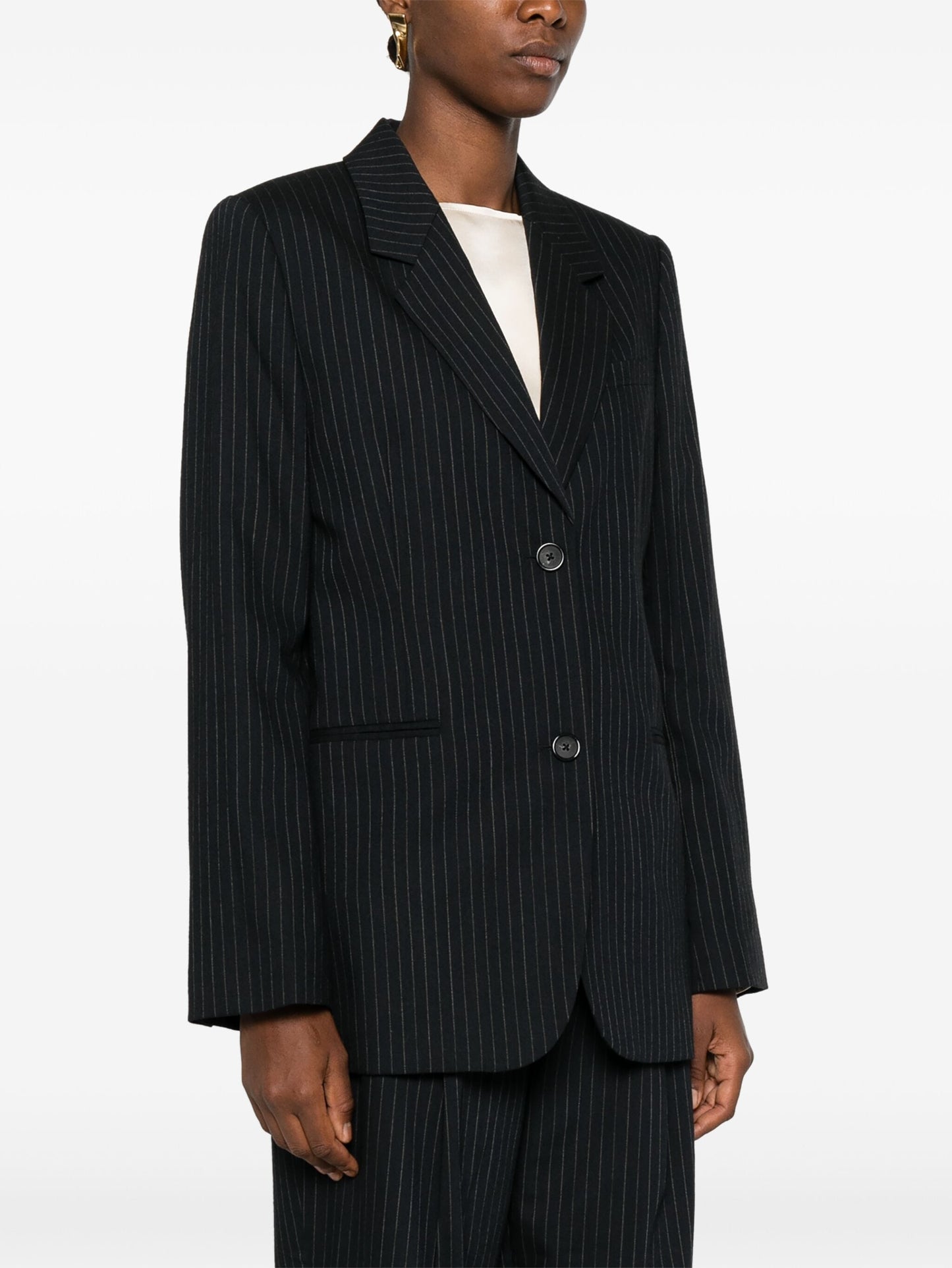 Tailored Pinstriped Suite Jacket