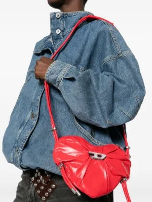 SCRUNCH-D HEART SHOULDER BAG