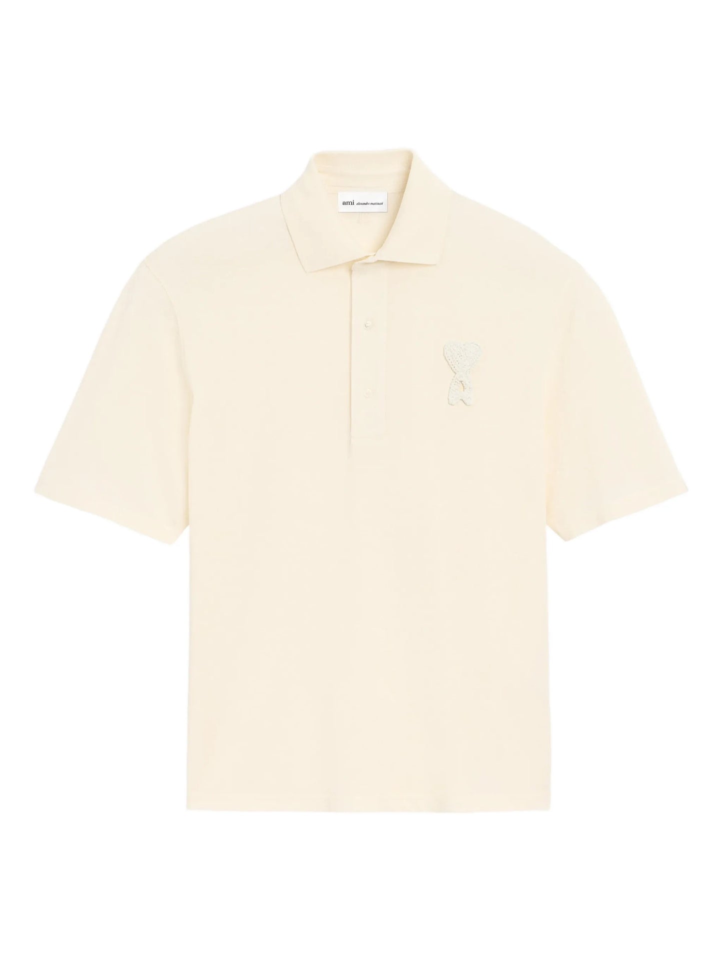 BOXY FIT POLO WITH AMI DE COEUR