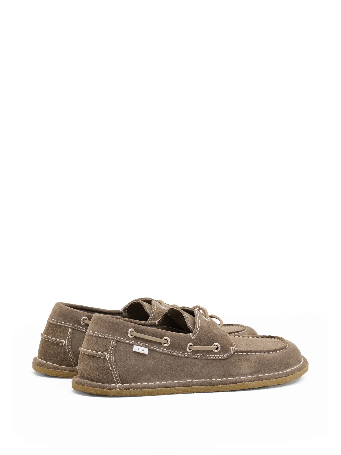 Ami Suede Boat Shoes