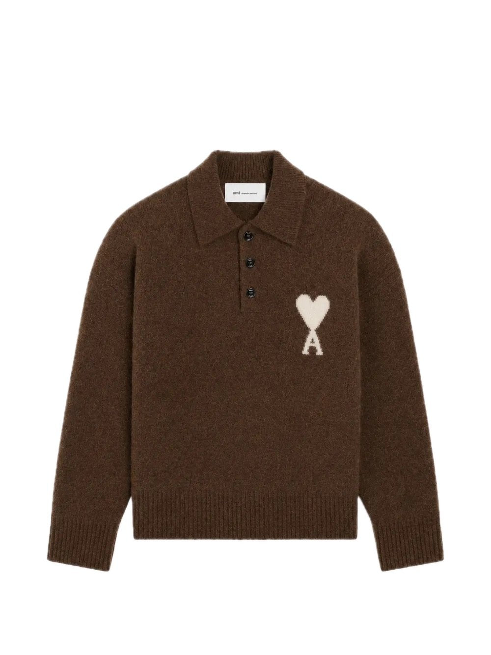 Ami Polo Sweater With Adc