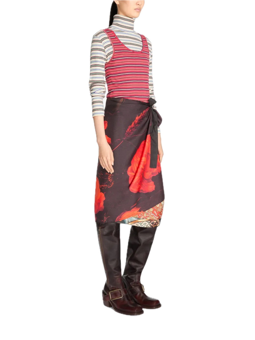 Dries Van Noten Scarfy Skirt