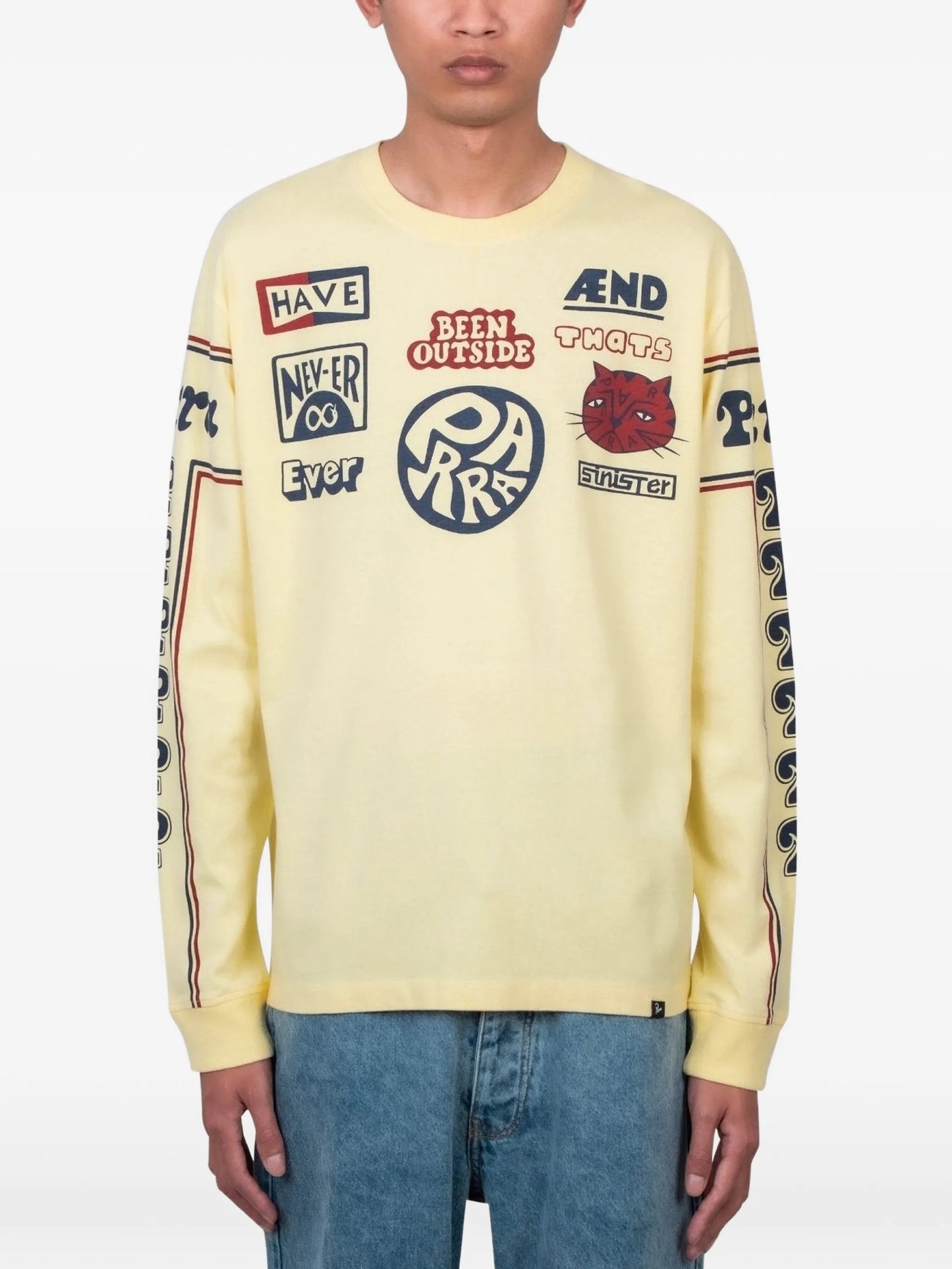 Never sinister long sleeve t-shirt