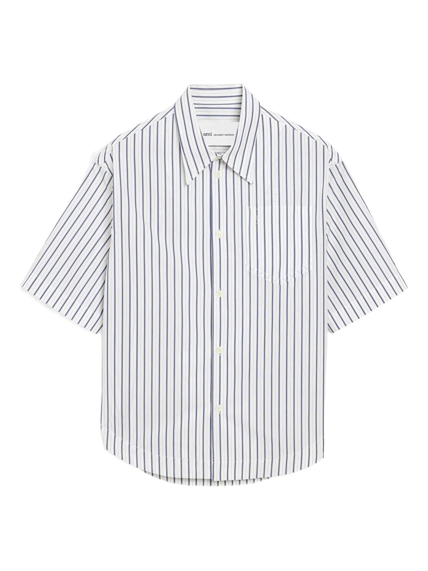 Ami Ch Large Mc Embossed ADC Wide Shirt