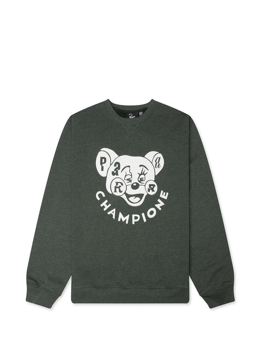 By Parra Tired Champione Crew Neck Sweatshirt