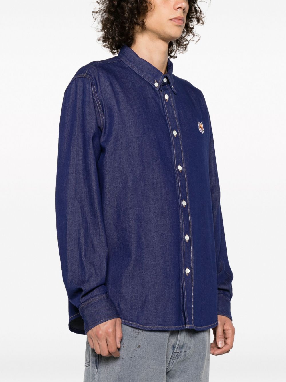 BD Casual Shirt With Institutional Fox Head Patch