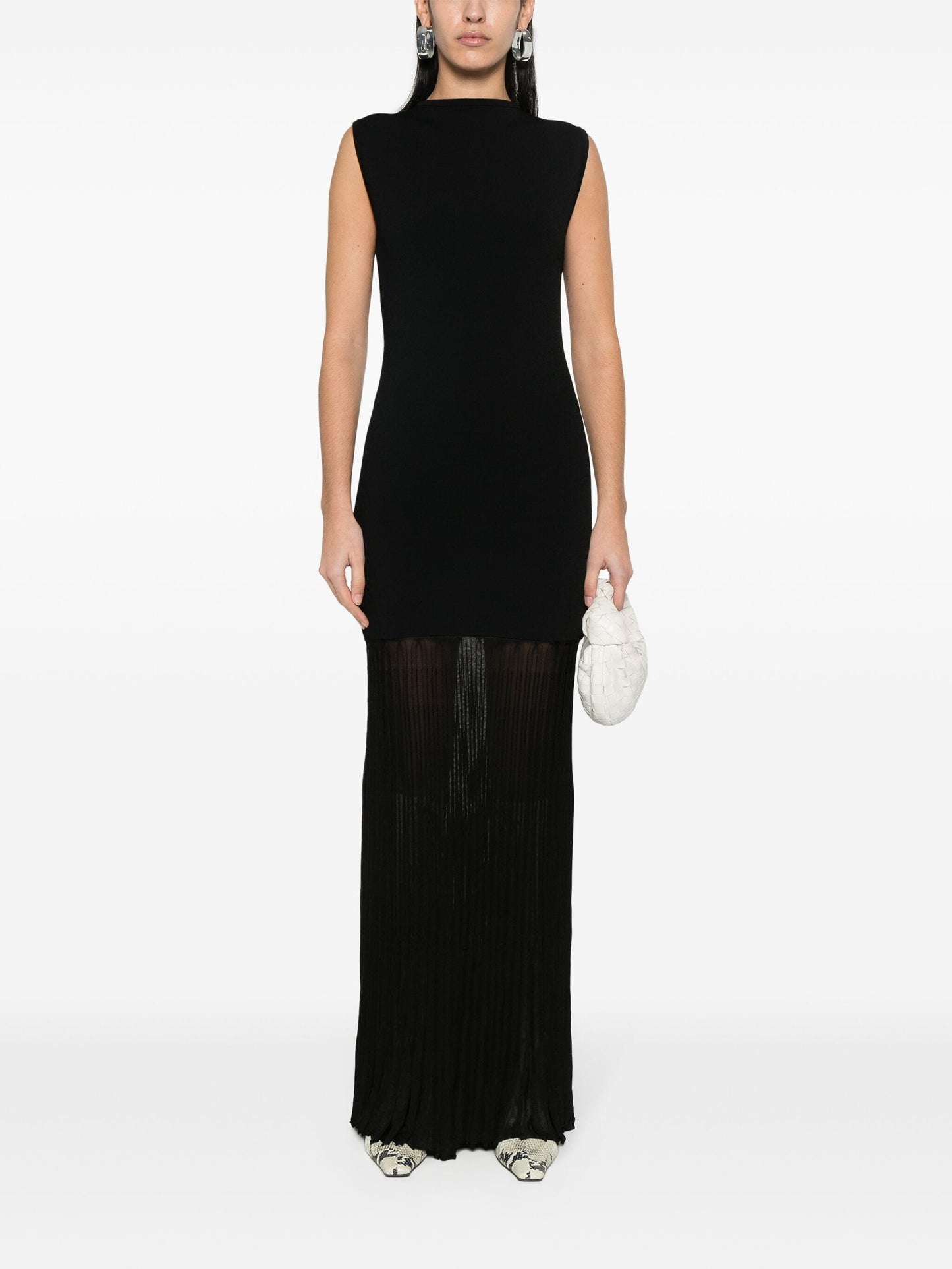 Plissè Knitted Evening Dress