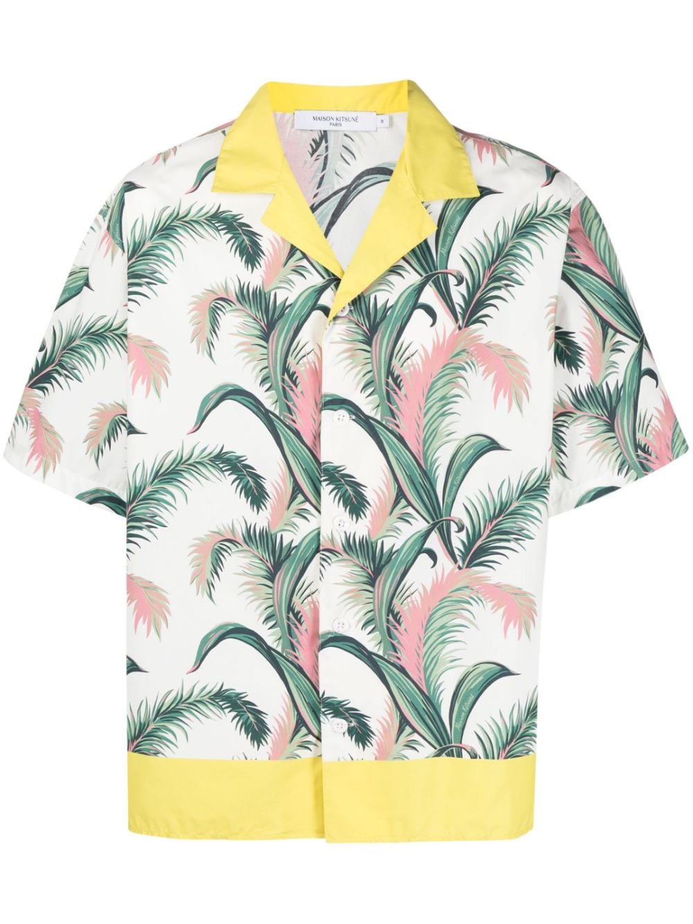 Palm Front Print Resort Shirt