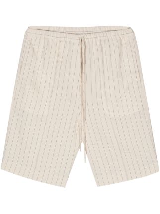 Relaxed Pinstripe Shorts