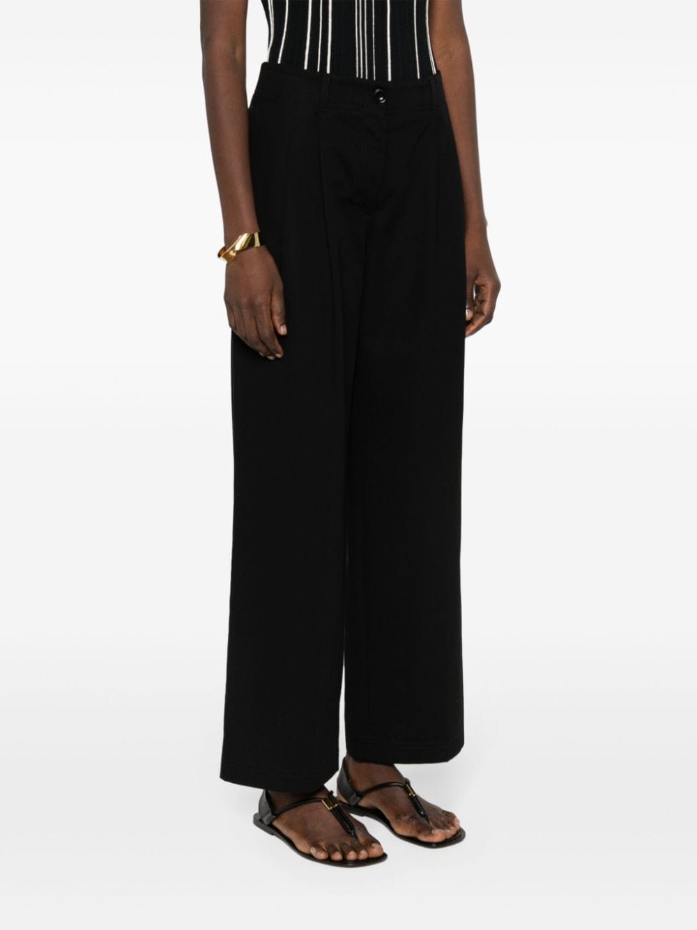 Relaxed Twill Trousers