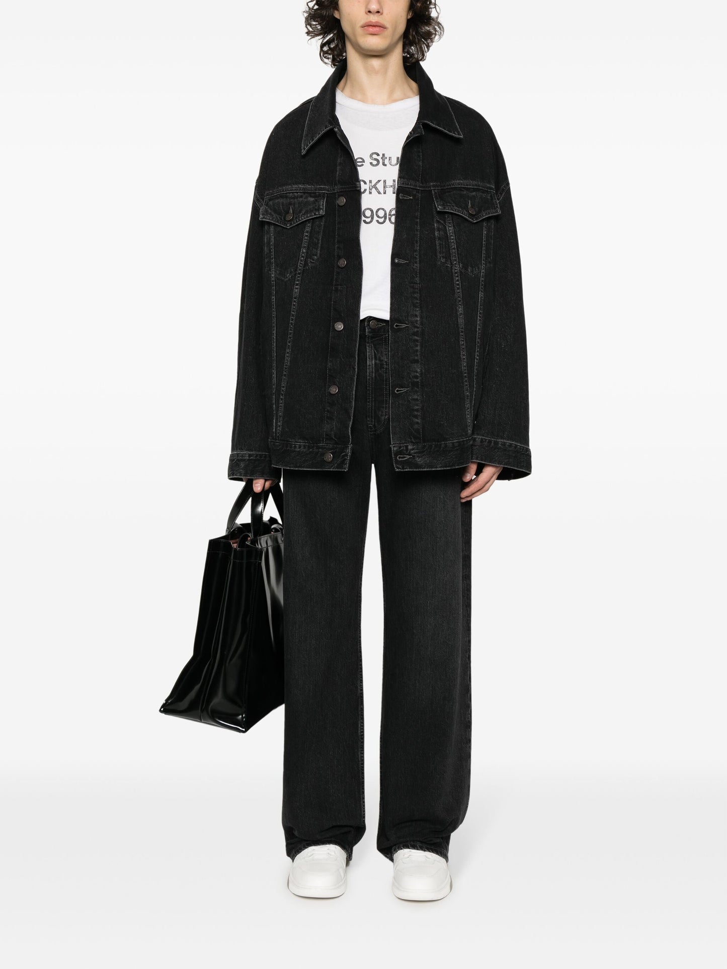 Giacca in denim oversize unisex