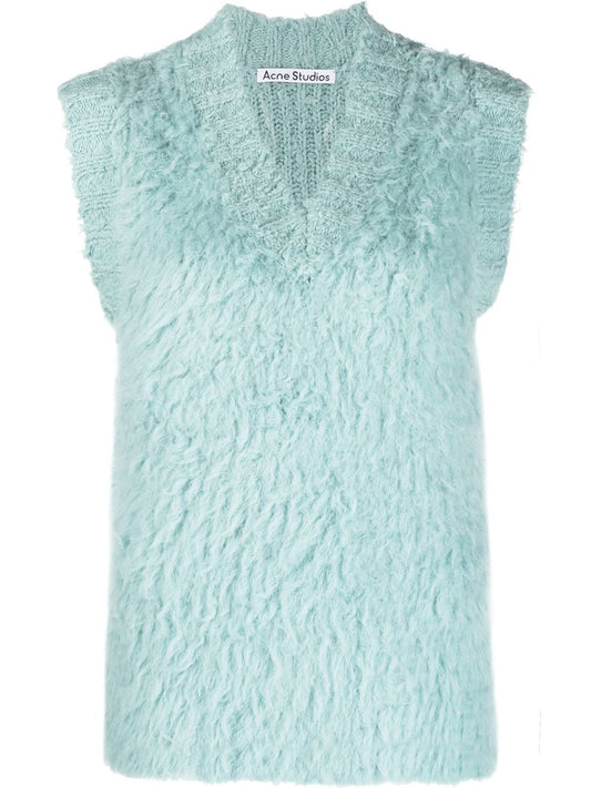 Fluffy Merino Gilet