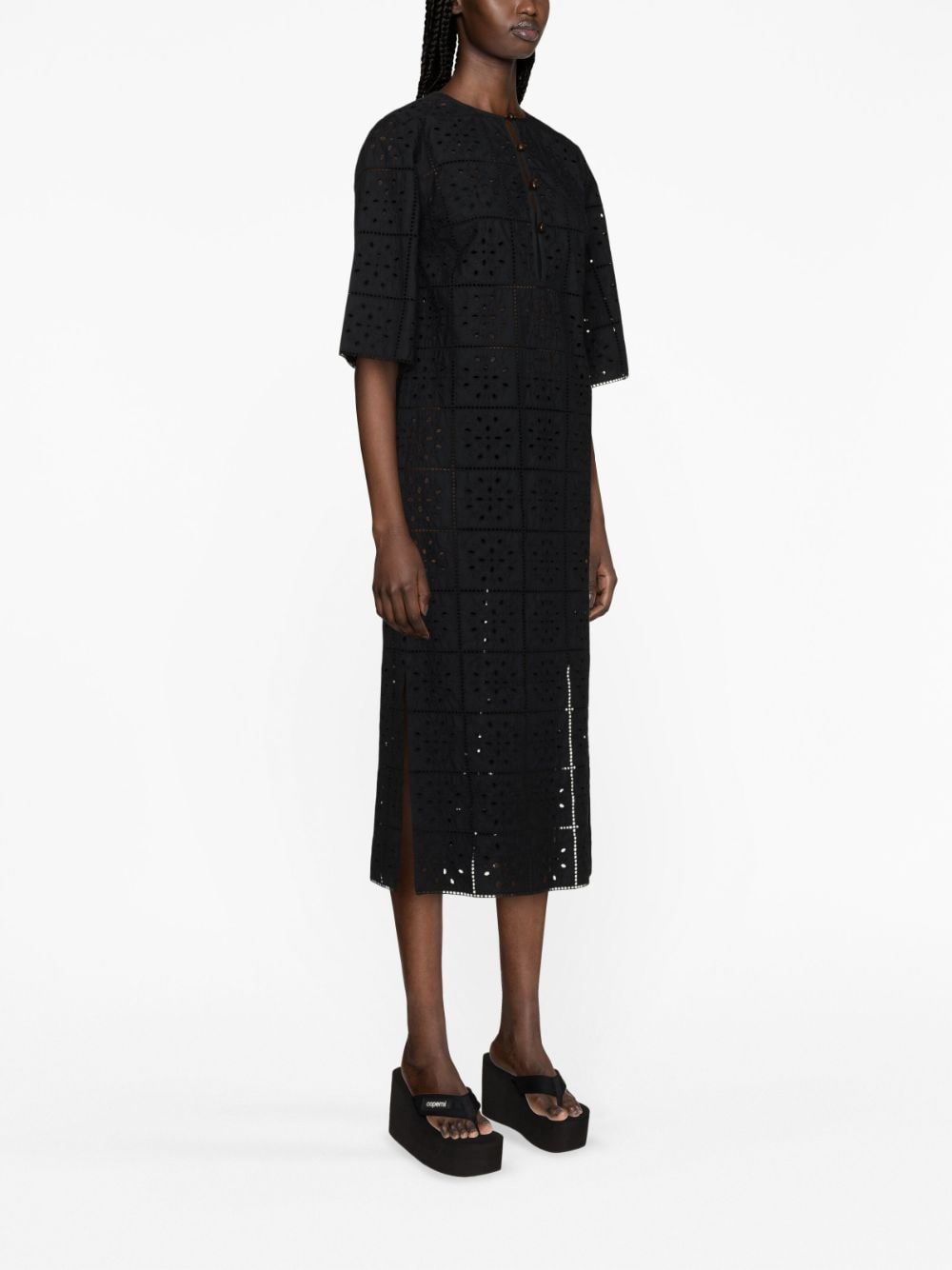 Broderie Anglaise T SHirt Dress