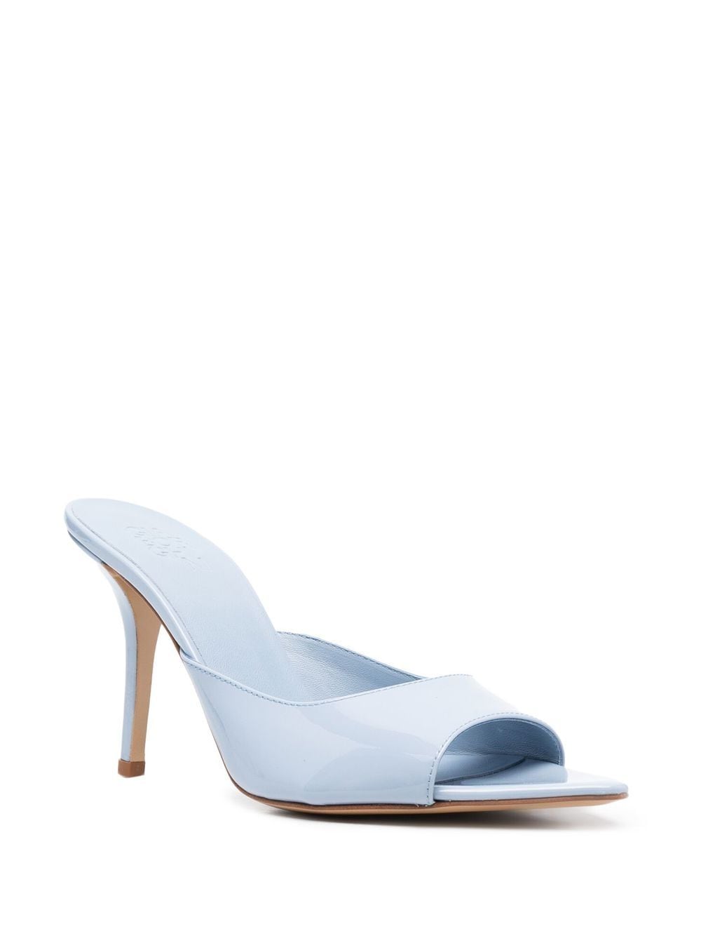 Perni 04 Patent Pointed Mule