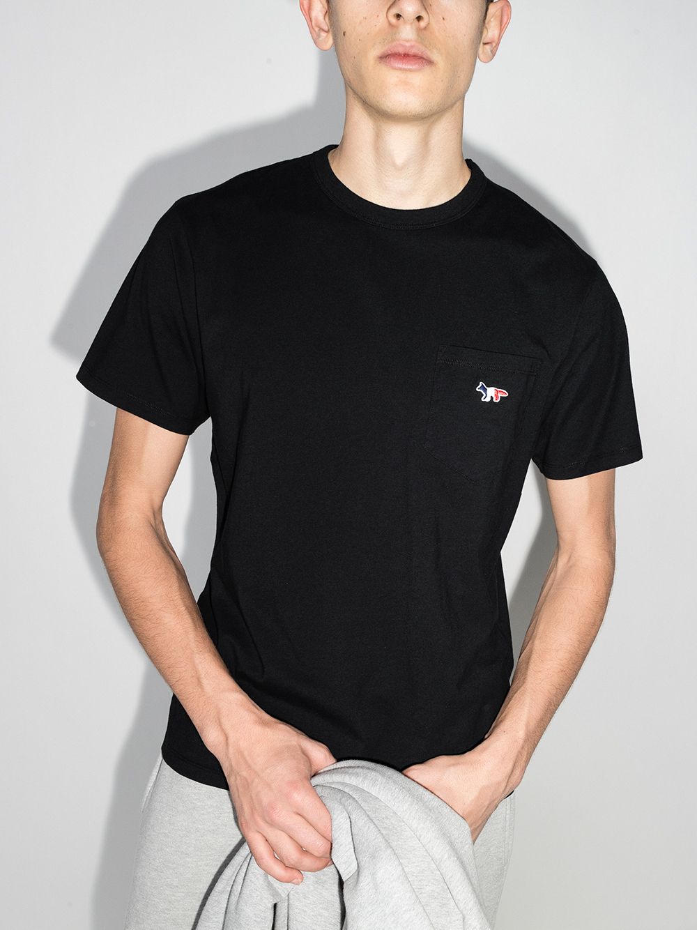 Tricolor Fox Patch Classic Pocket Tee