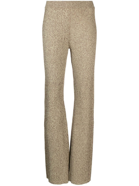 Melange knit Pants